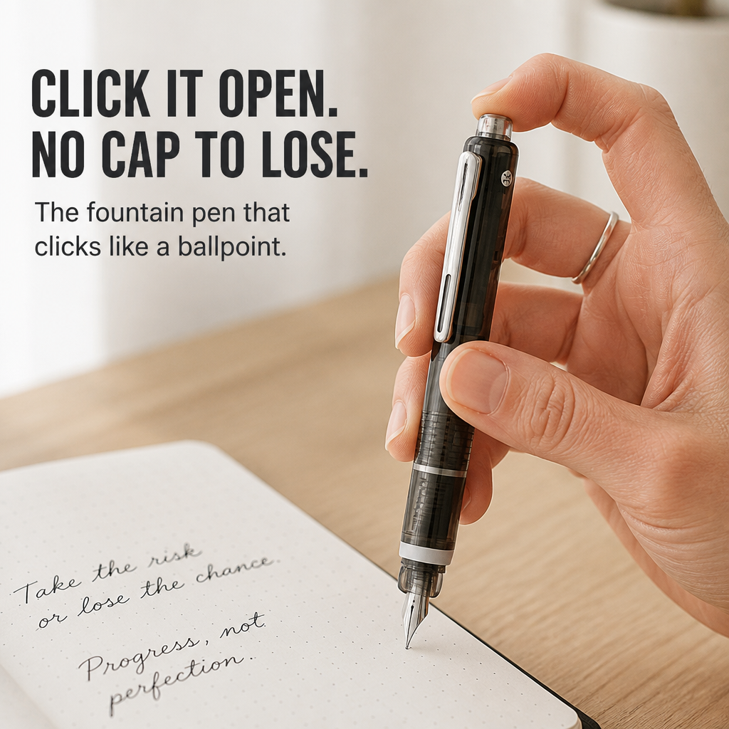 SwiftScript — Get Fountain-Pen Glide Without the Cap-Off Hassle - Esilora