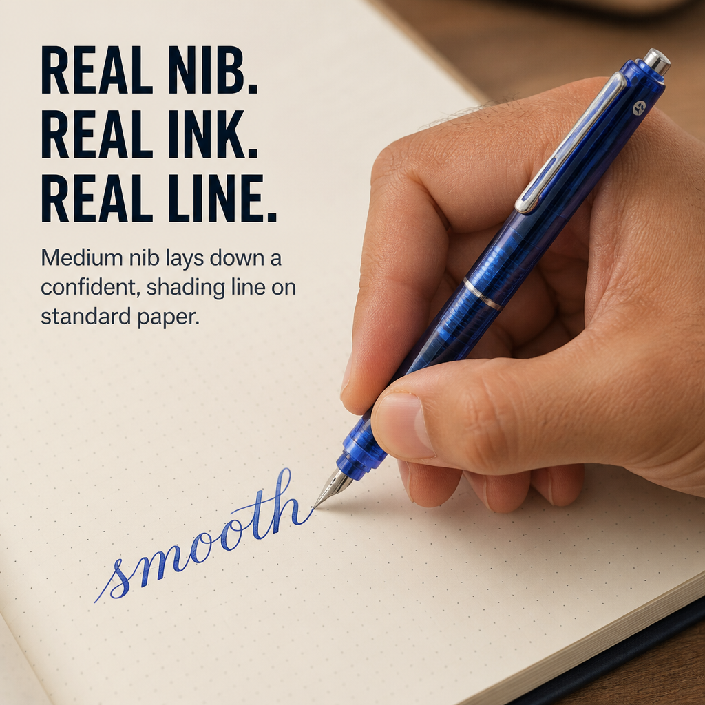 SwiftScript — Get Fountain-Pen Glide Without the Cap-Off Hassle - Esilora