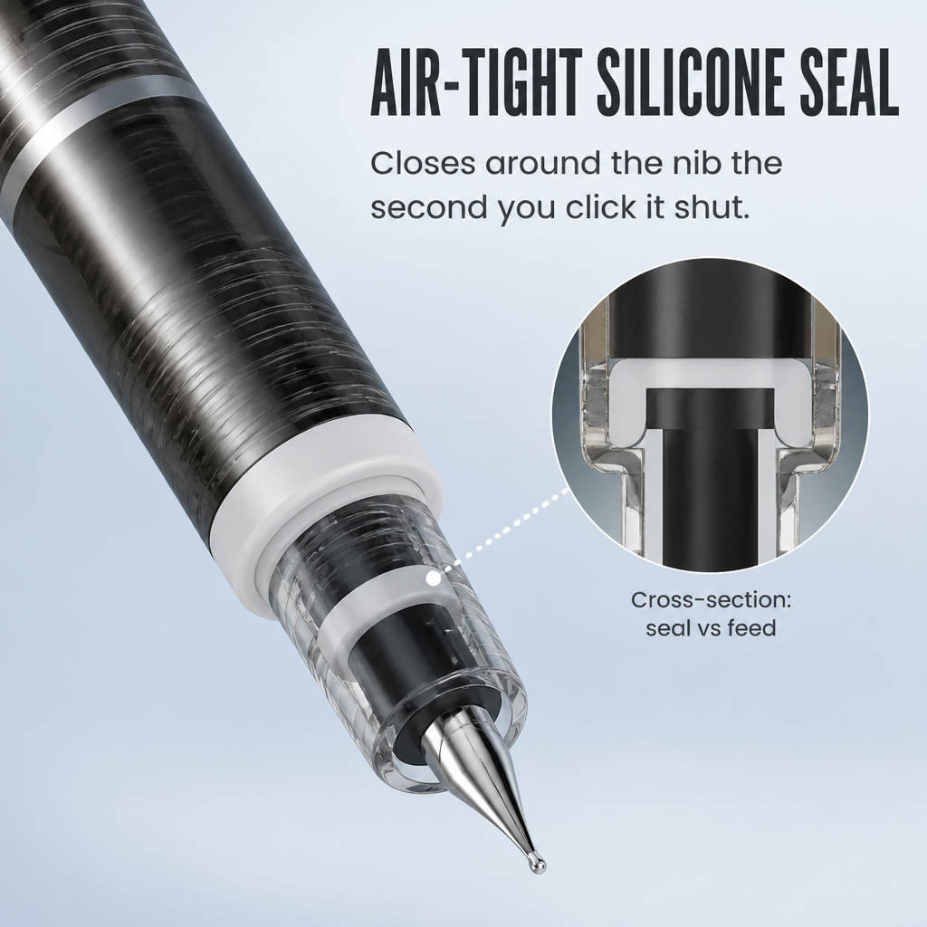 SwiftScript — Get Fountain-Pen Glide Without the Cap-Off Hassle - Esilora