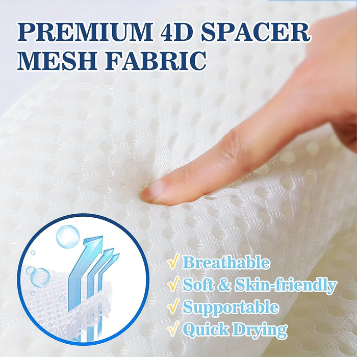 Ergonomic Mesh Spa Bath Pillow