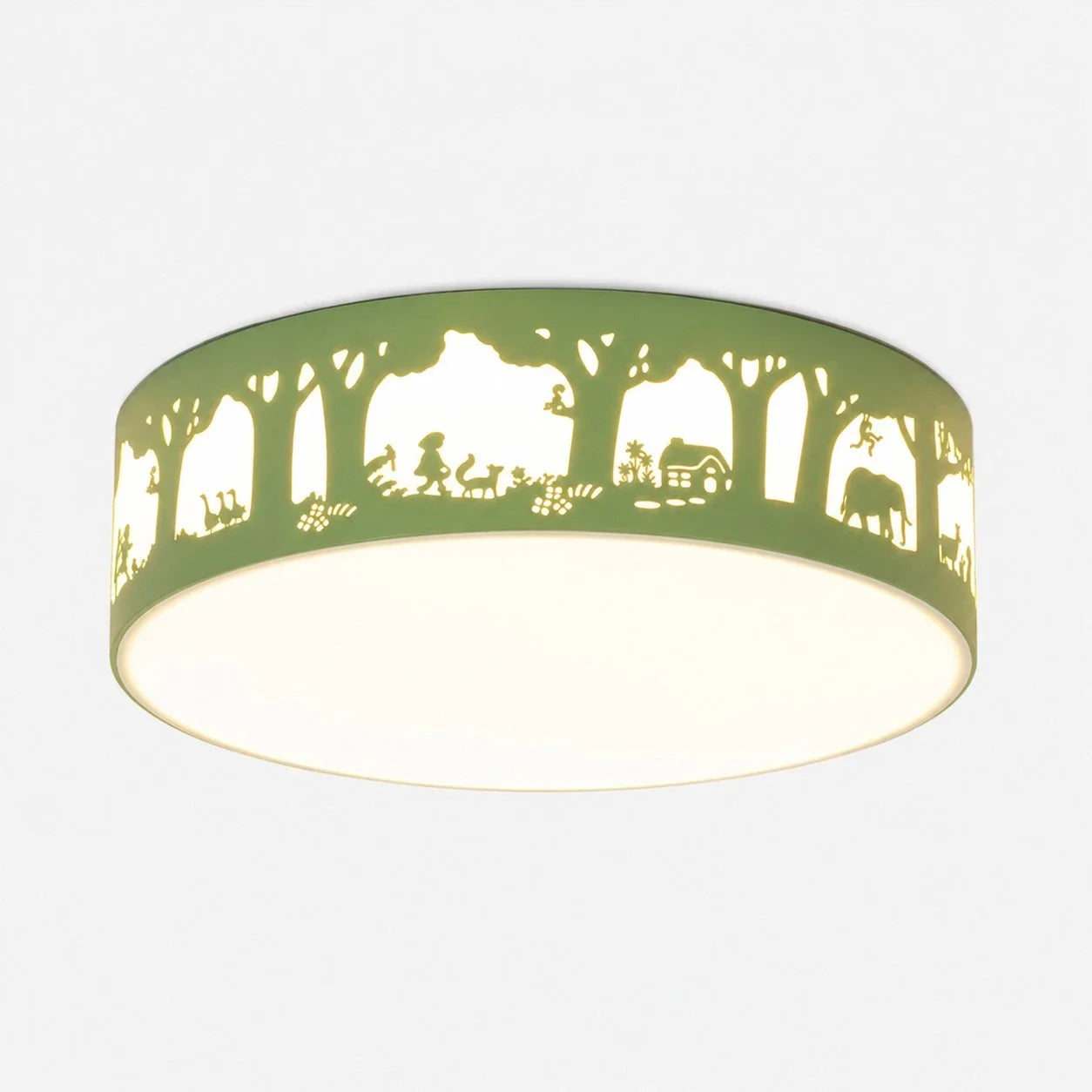 Lampada da soffitto LED a spettro completo con silhouette cava | Esilora