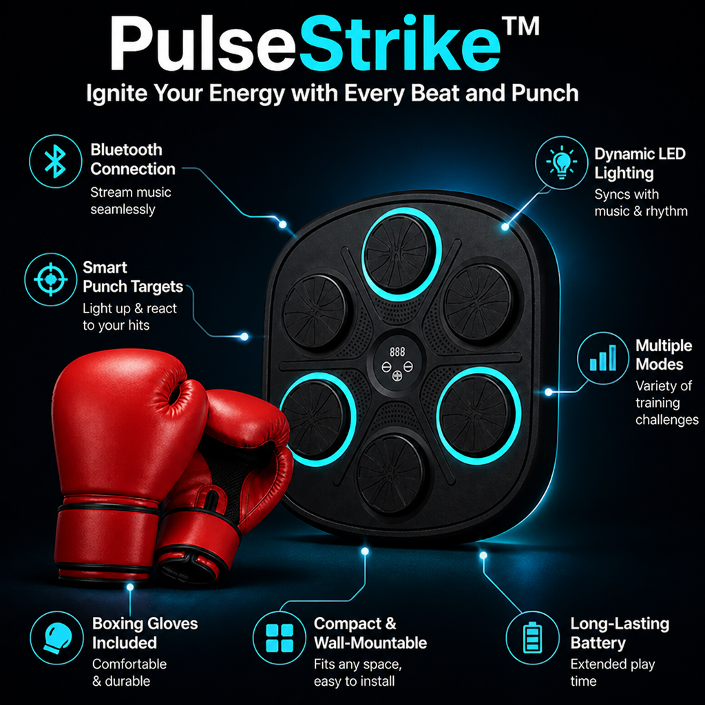 PulseStrike — Ignite Your Energy with Every Beat and Punch - Esilora