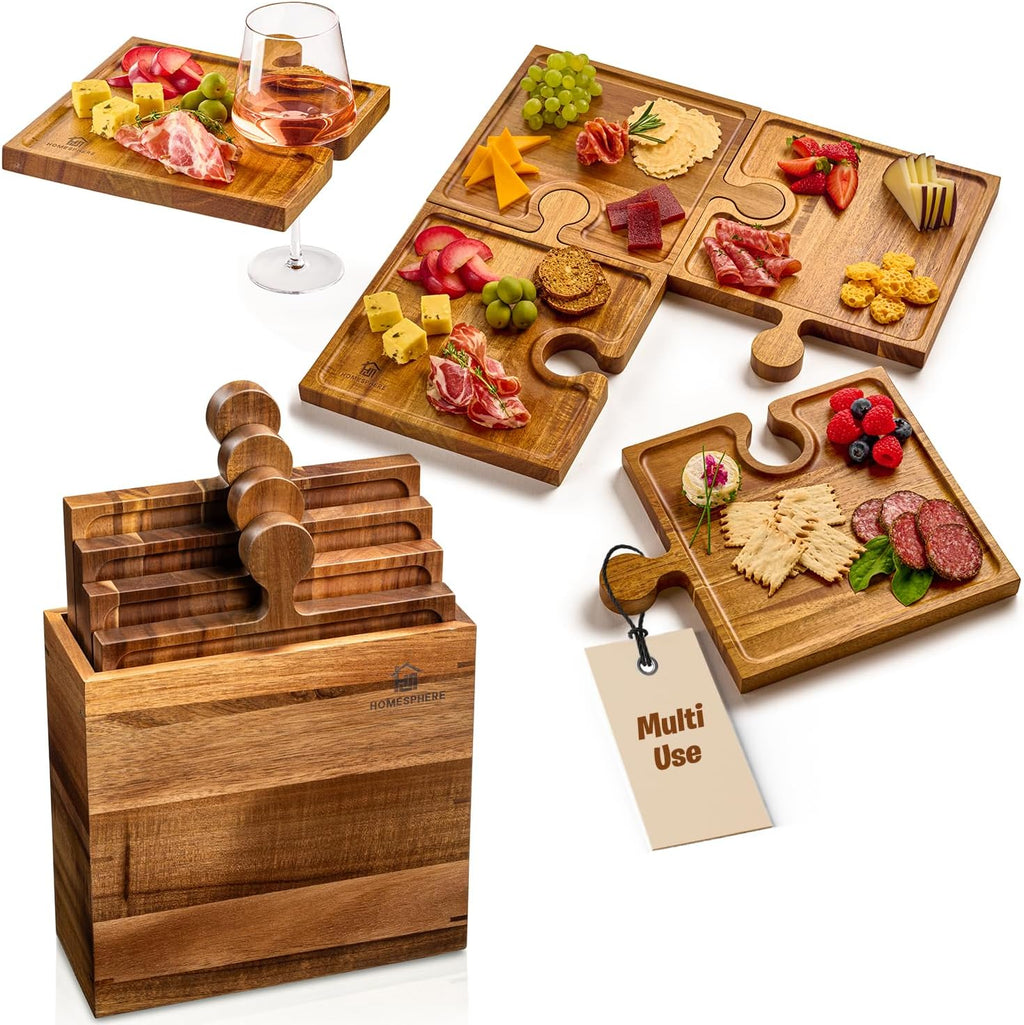 Puzzle Serving Tray – Connects Guests for Stylish and Memorable Moments - Esilora