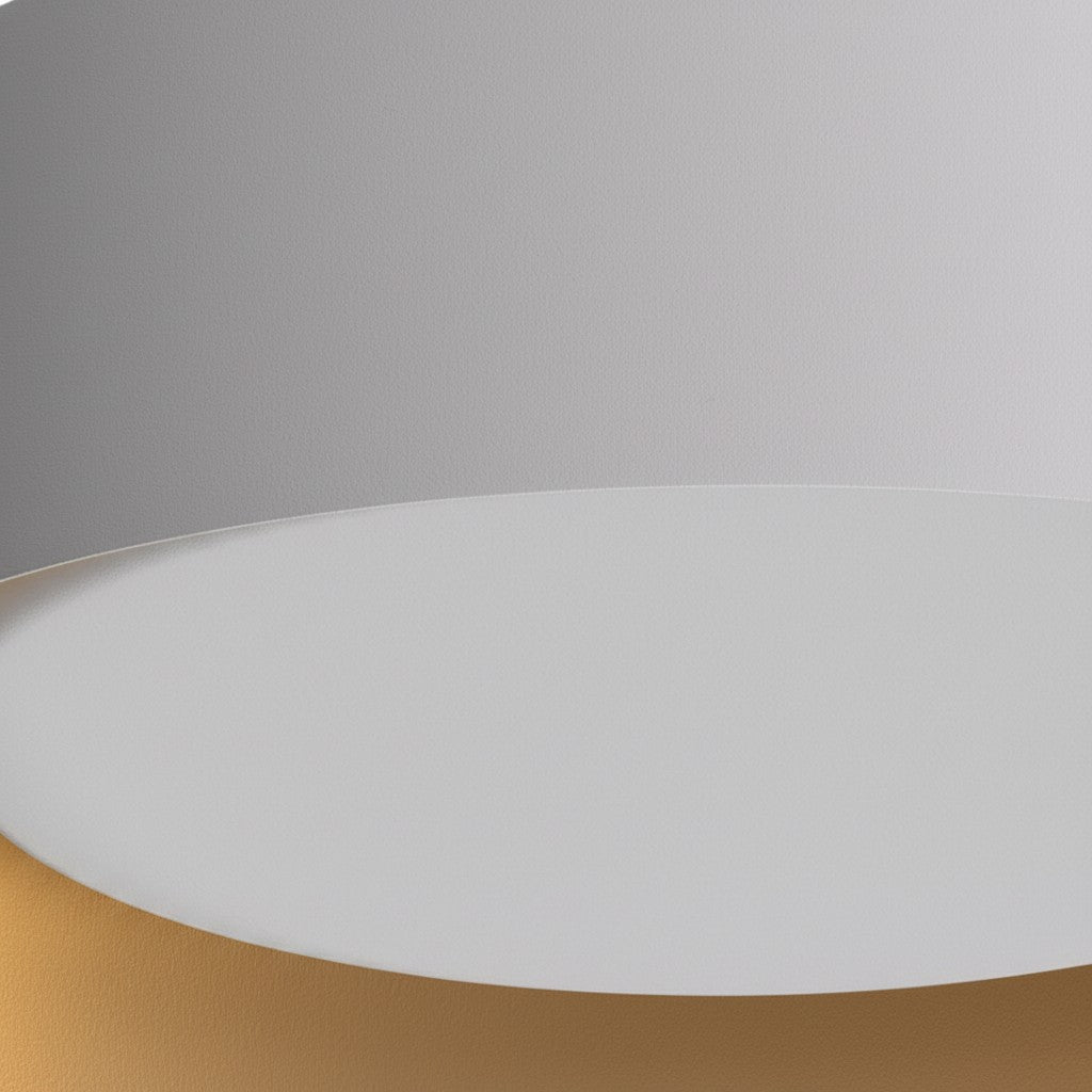 Velcora Contemporary Metal Flush Mount Ceiling Light – Elegant Drum Ceiling Fixture for Bedroom | Esilora