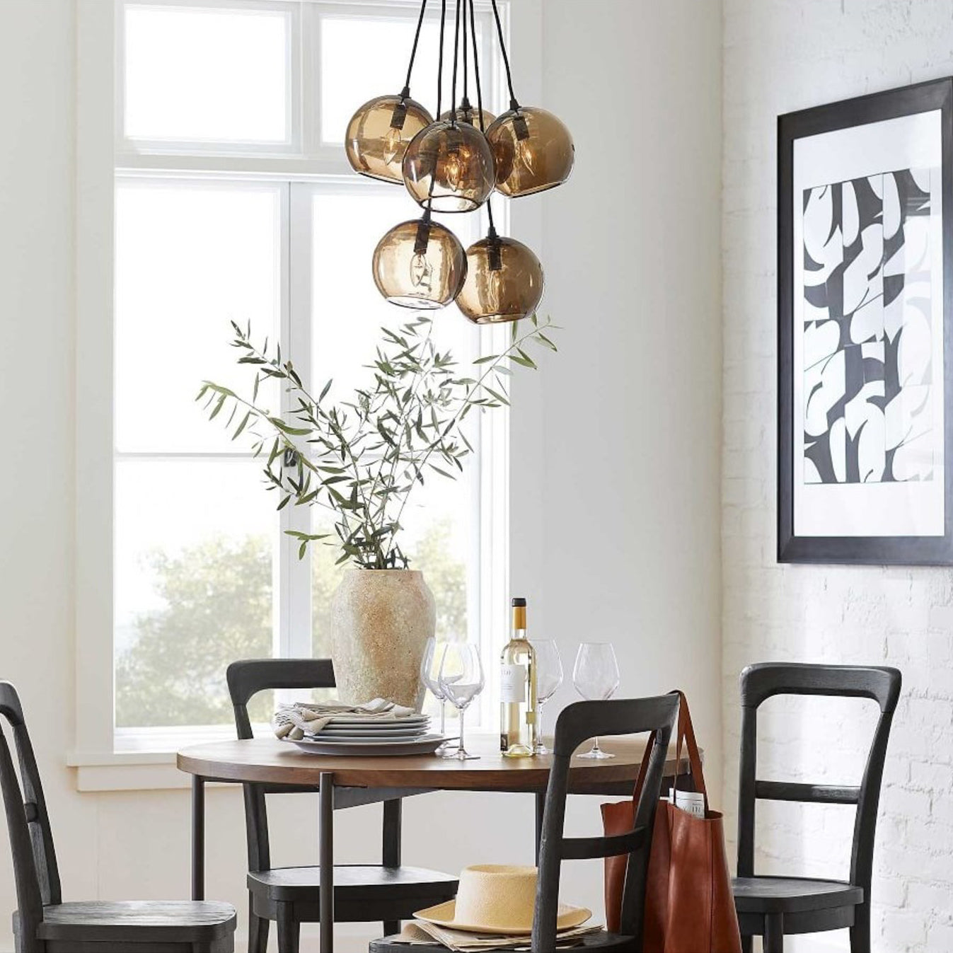 Reina Glass Pendant Lamp | Esilora