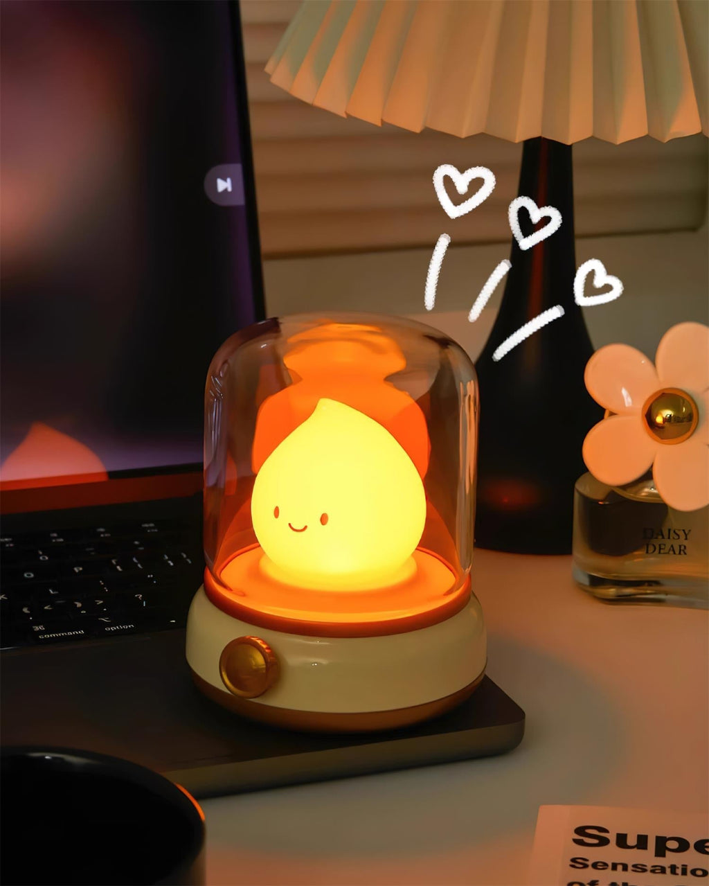 مصباح Flame LED الليلي الصغير | Esilora