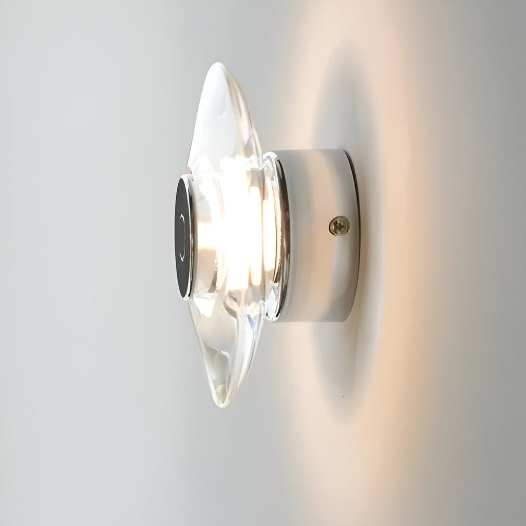 Italian Crystal Minimalist Clementine Wall Light | Esilora