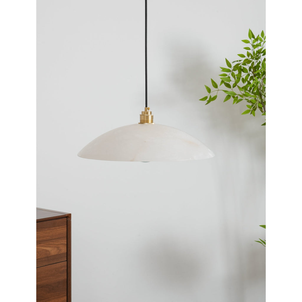 Alabaster Dome Pendant Light | Esilora