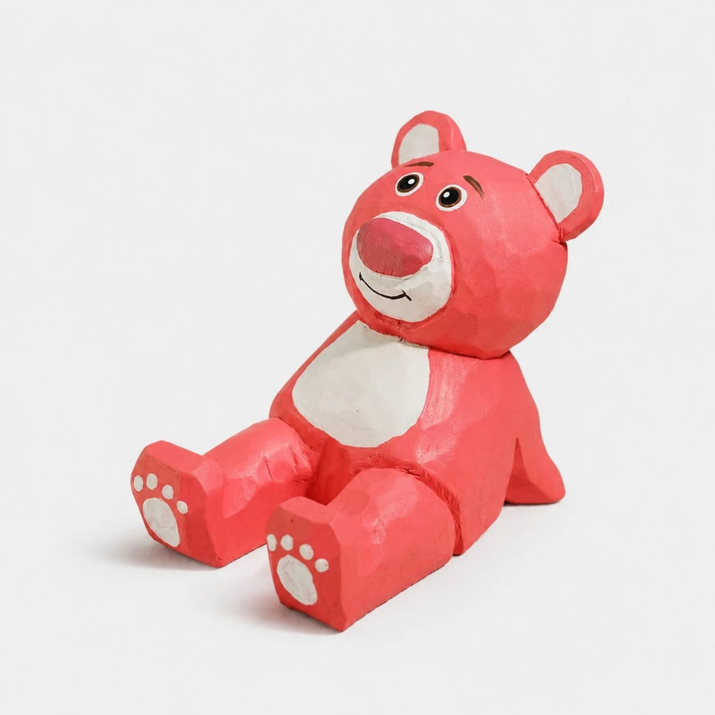 Support de téléphone en bois sculpté à la main représentant un animal | Esilora