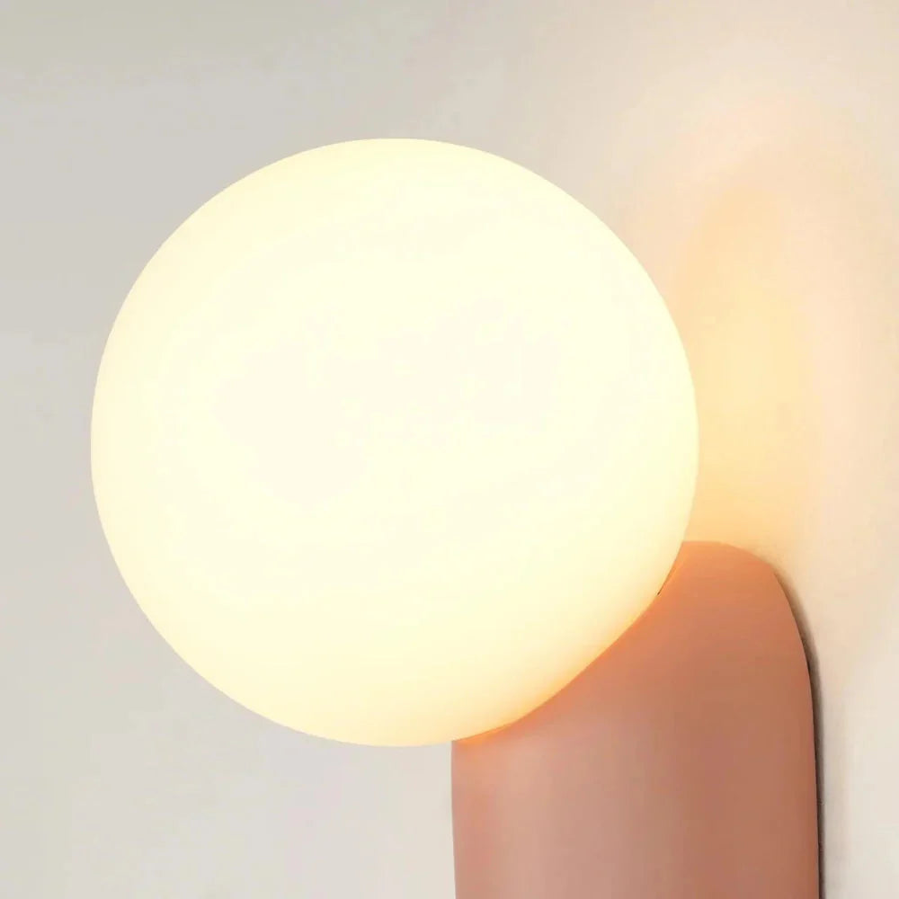 Luma Nordic Glass Orb Wall Light | Esilora