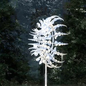 Espiral de viento de metal para jardín y exterior, decoración resistente al óxido - Esilora