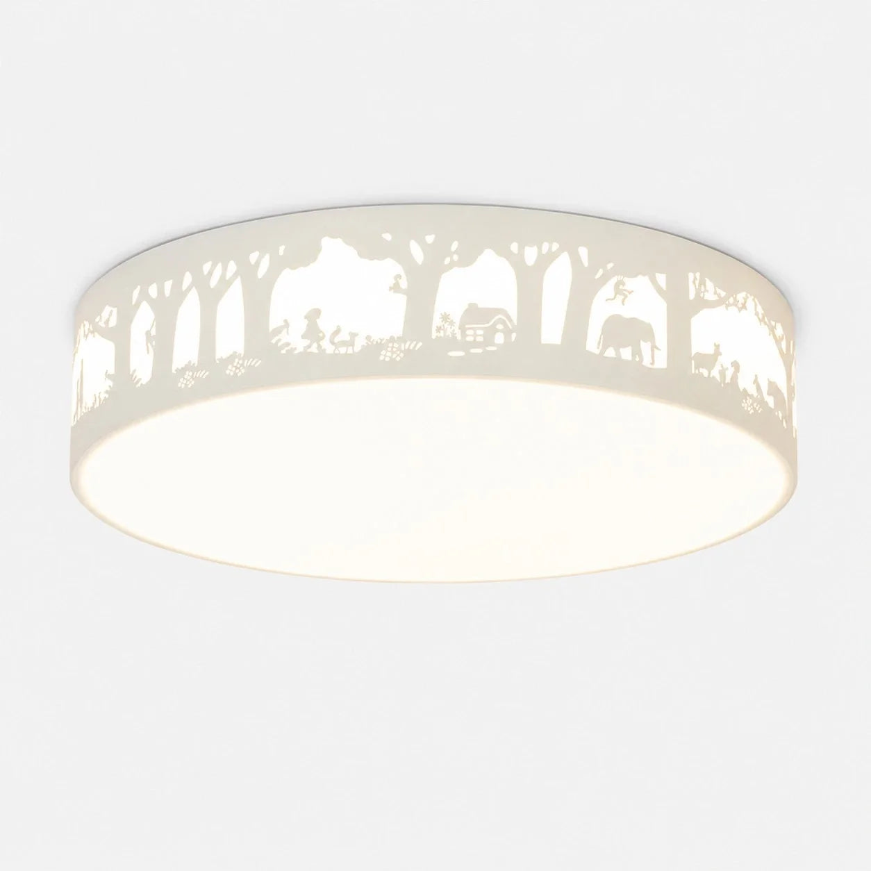 Lampada da soffitto LED a spettro completo con silhouette cava | Esilora