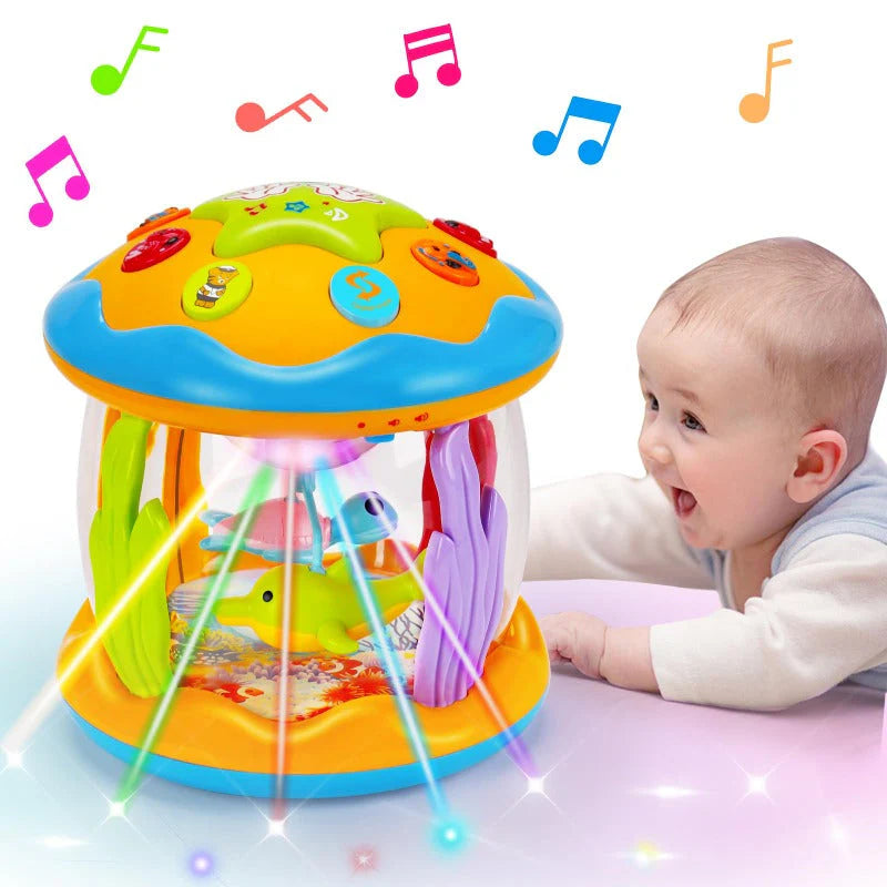 Spinning Infant Night Light Projector with Music - Esilora
