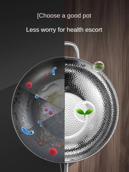 Wok din titan – Gătește fără efort, fără ca mâncarea să se lipească - Esilora