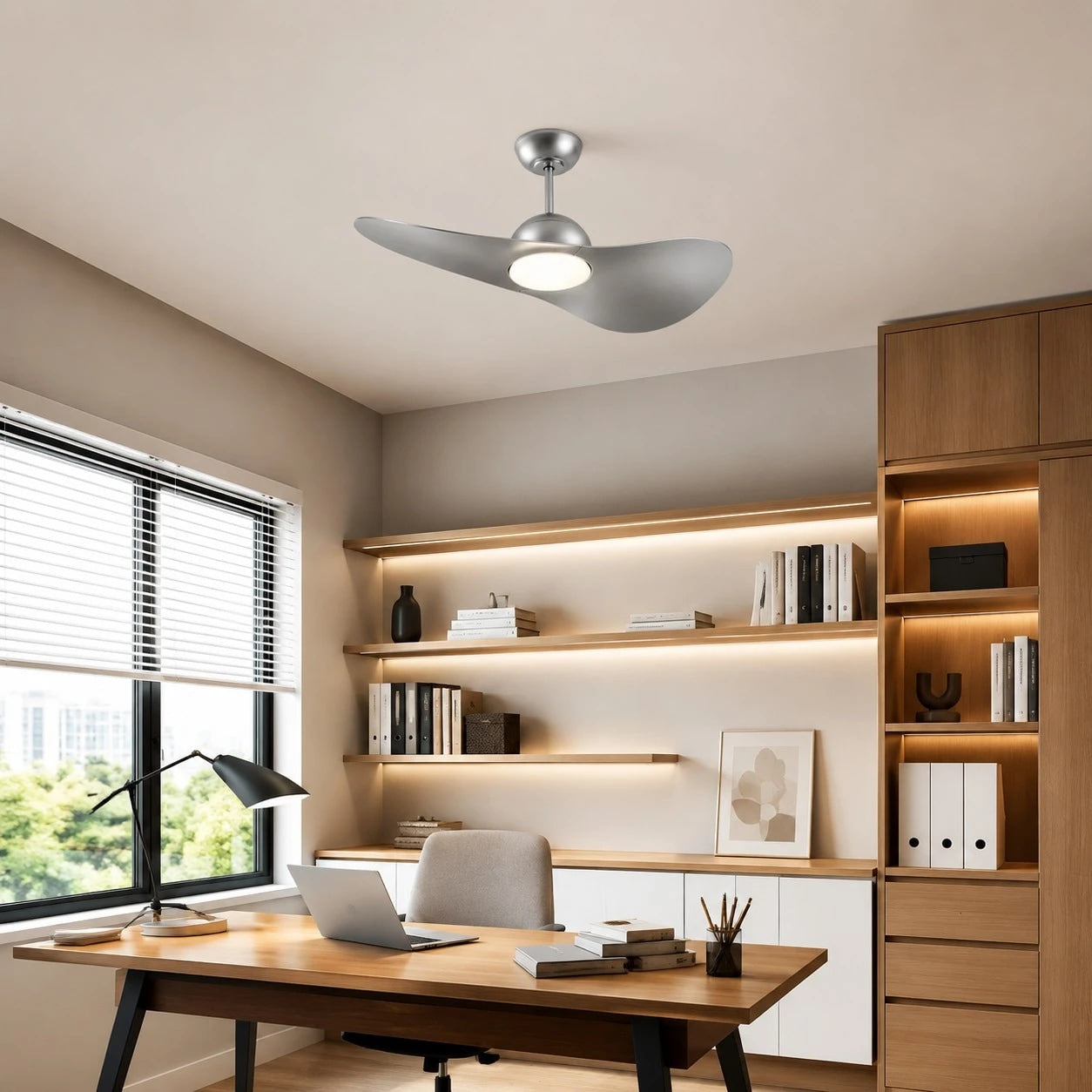 Luce per ventilatore da soffitto a due pale Hat | Esilora