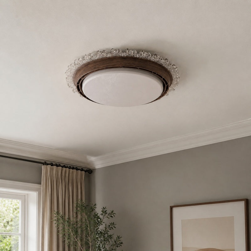 Japansk vintage-rund LED-loftslampe | Esilora