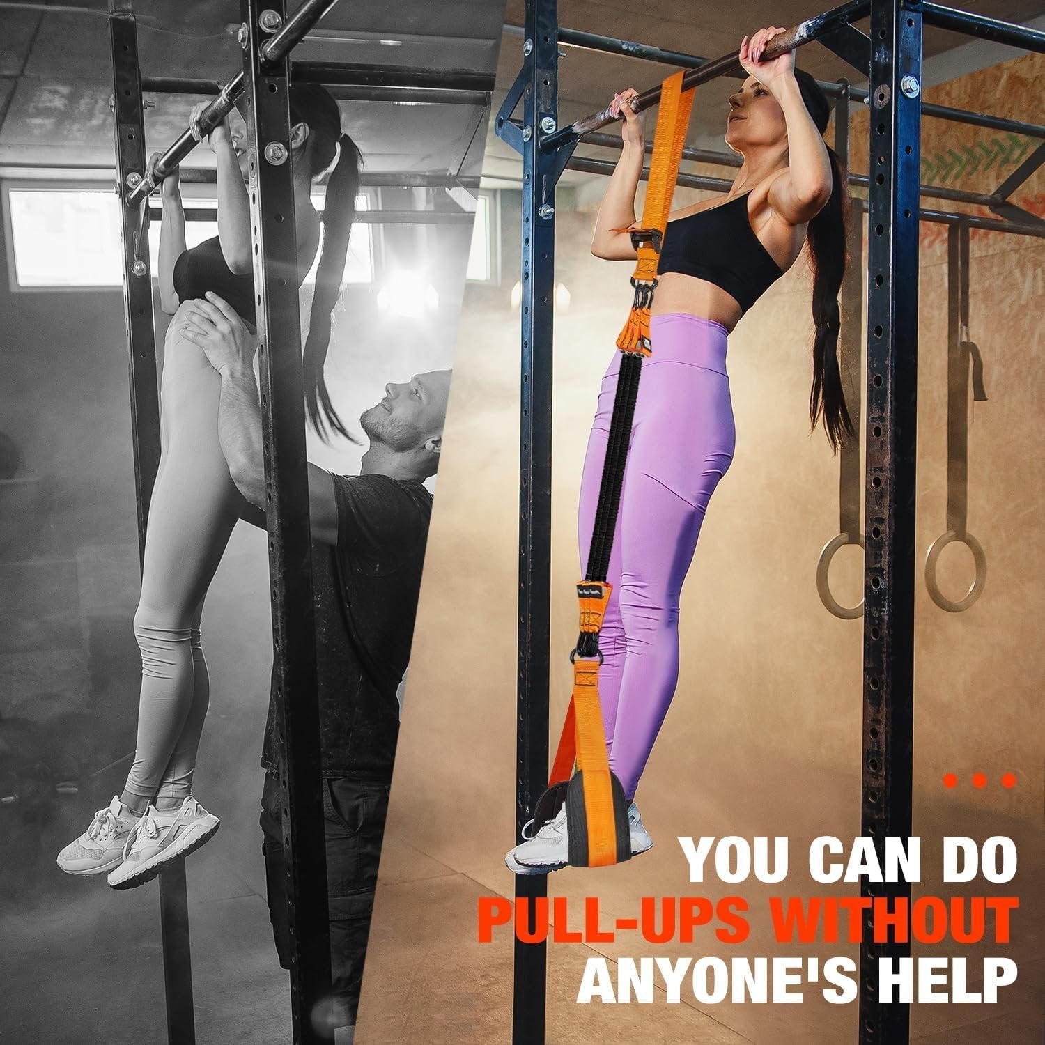 Pull-Up Assistance Band with Dual Foot System - Esilora