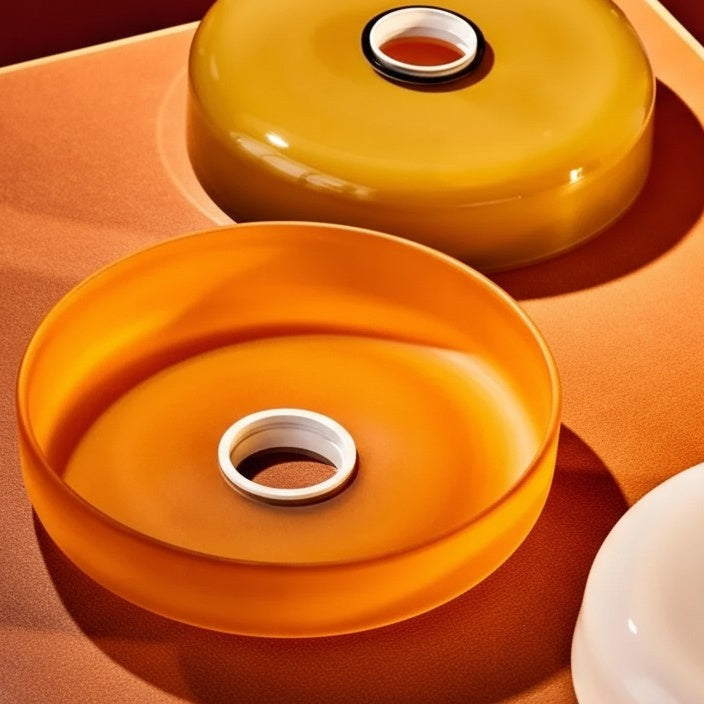 Lampada da soffitto e da parete Glasenti Halo Disc Orb – Illuminazione scultorea moderna per gli ambienti domestici U29 | Esilora