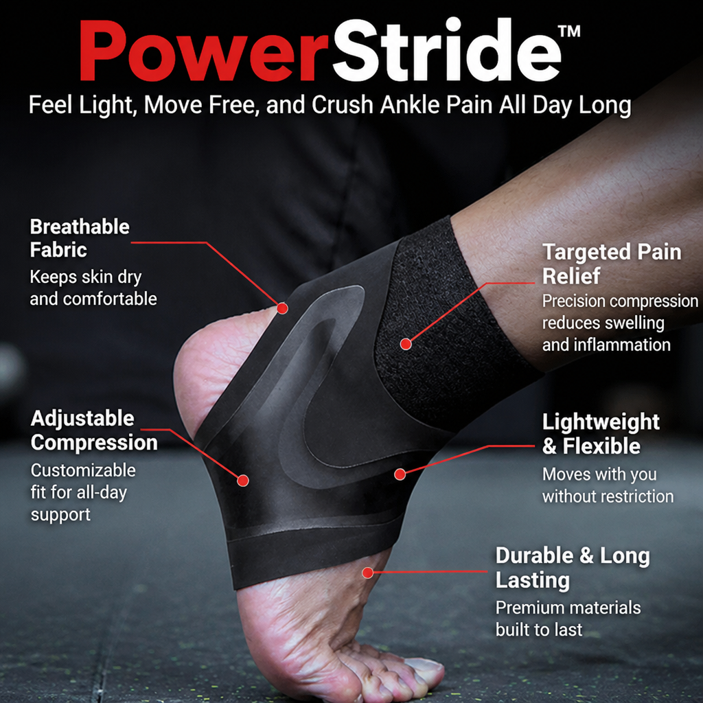 PowerStride — Feel Light, Move Free, and Crush Ankle Pain All Day Long - Esilora