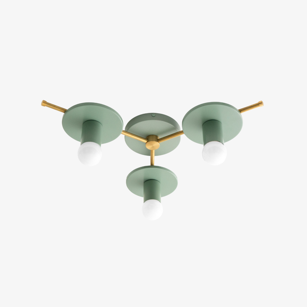 Radiro Globe Sculptural Trio Ceiling Lamp — Minimalist Modern Fixture for Living & Dining | Esilora