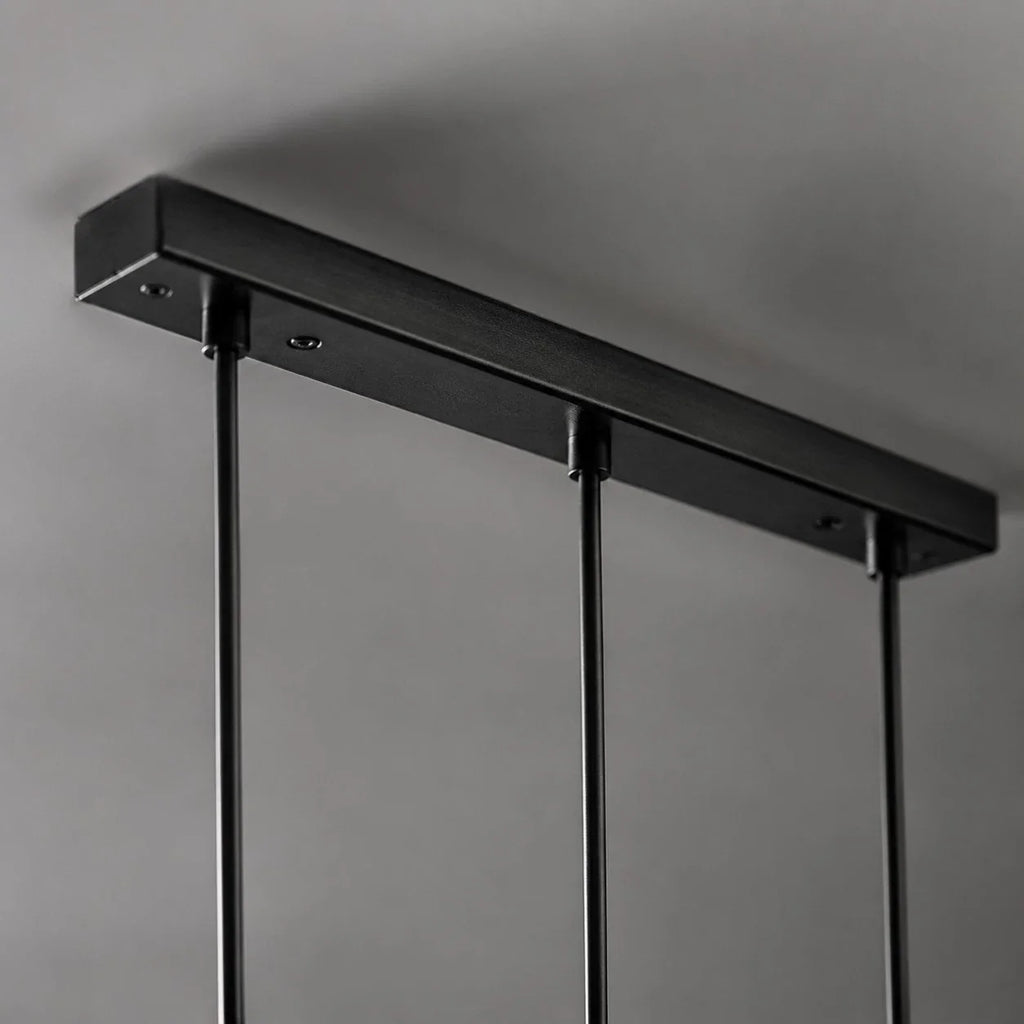 Grey Stone Pendant Light with Paper Diffuser | Esilora