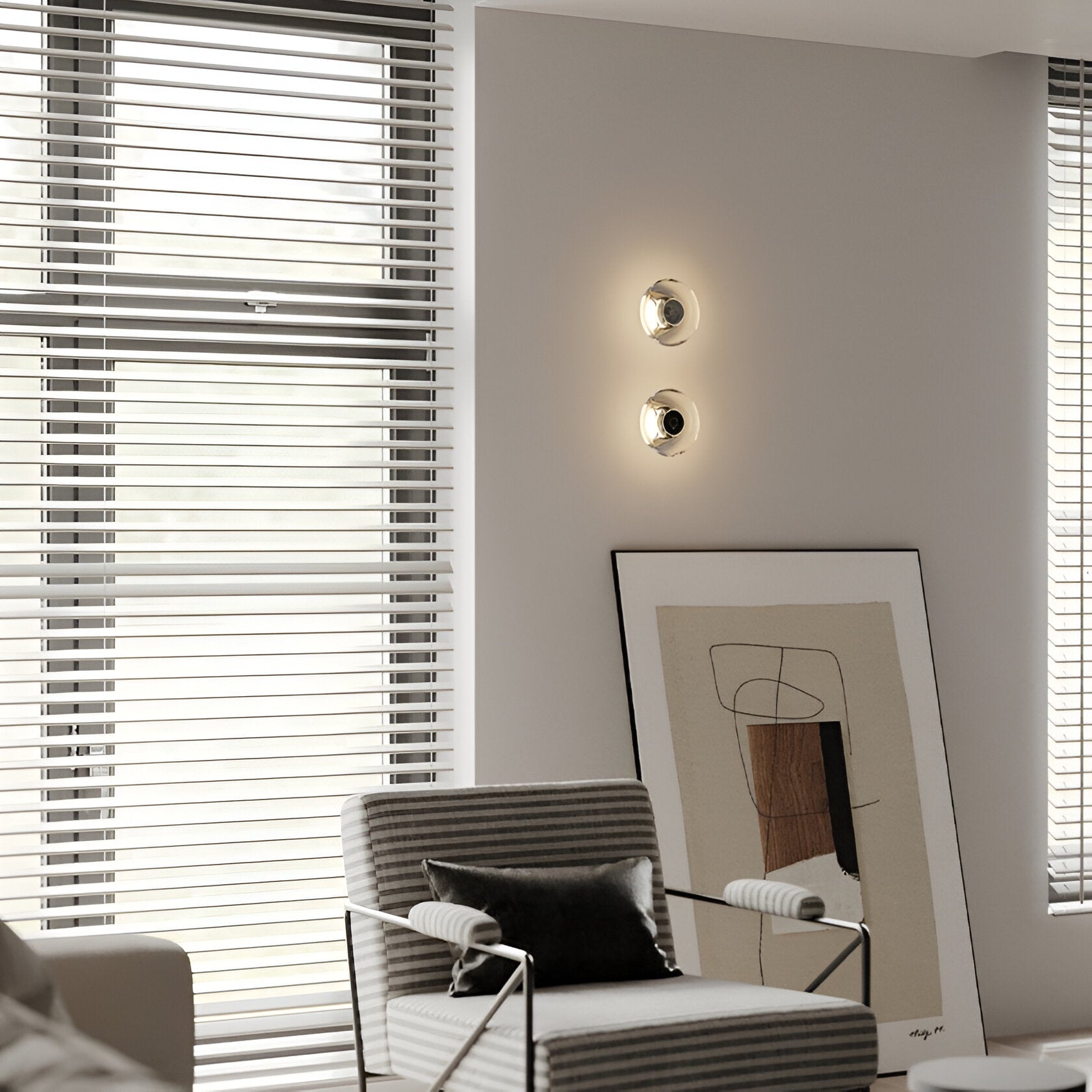 Italian Crystal Minimalist Clementine Wall Light | Esilora