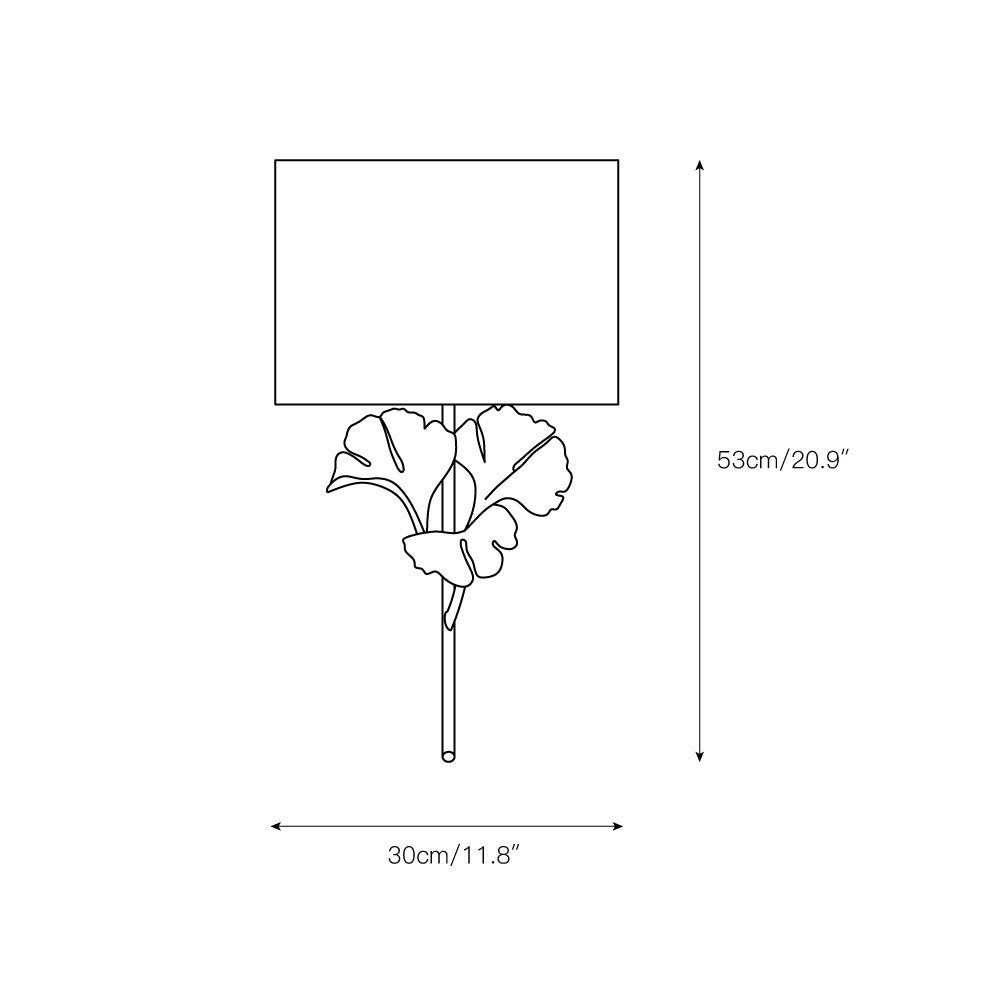 Nástěnná lampa Gingko | Esilora