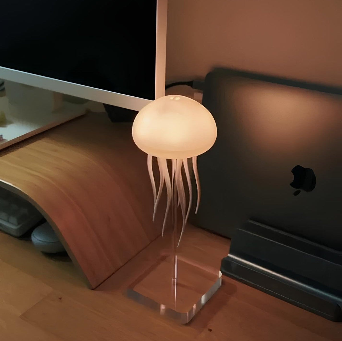 Jellyfish Design LED Table Lamp — Color Change Lighting