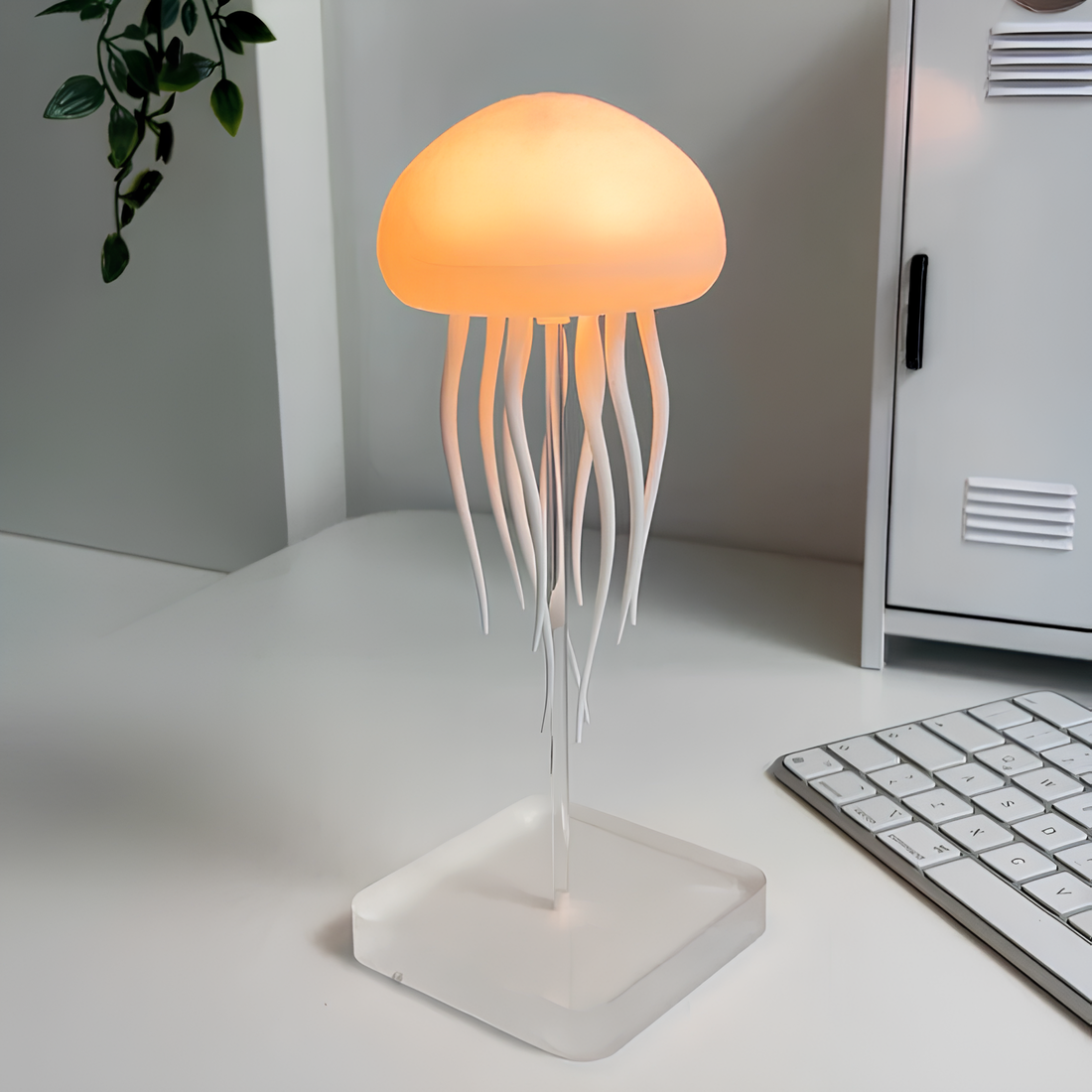 Jellyfish Design LED Table Lamp — Color Change Lighting
