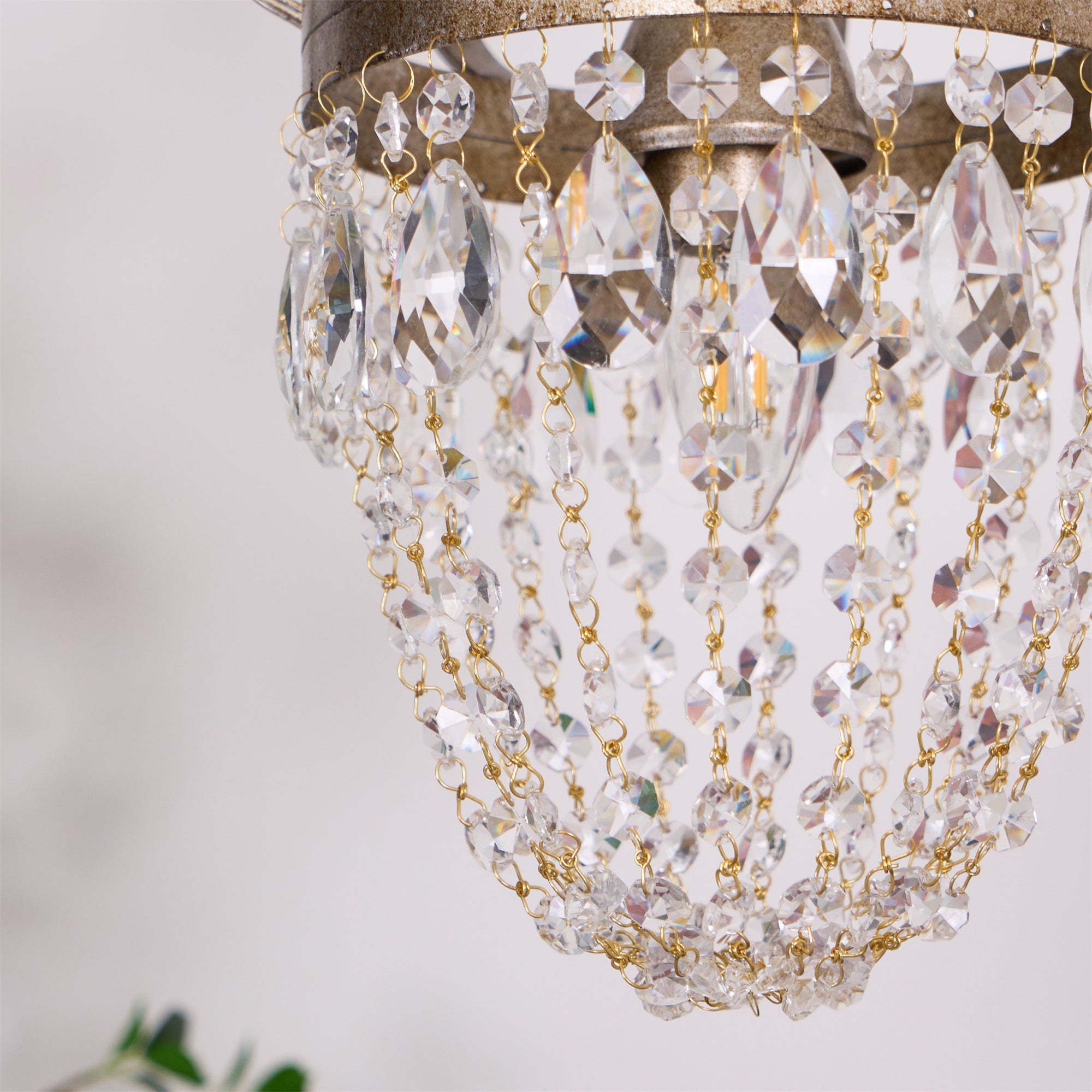 Abella Tear Drop Chandelier | Esilora