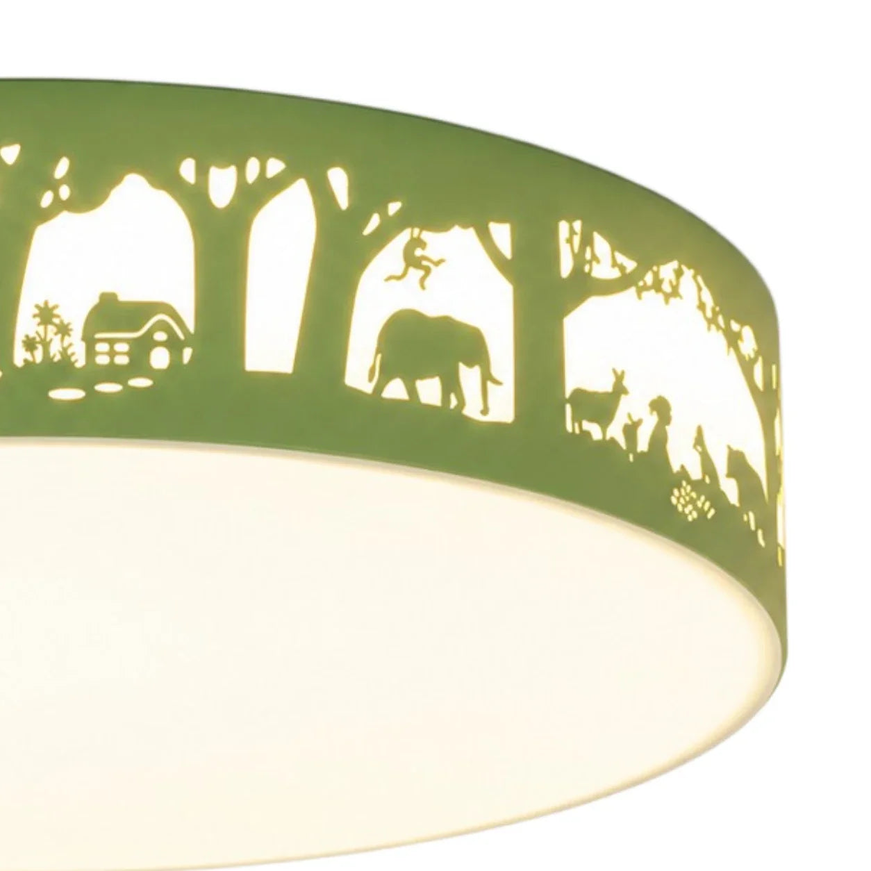 Lampada da soffitto LED a spettro completo con silhouette cava | Esilora