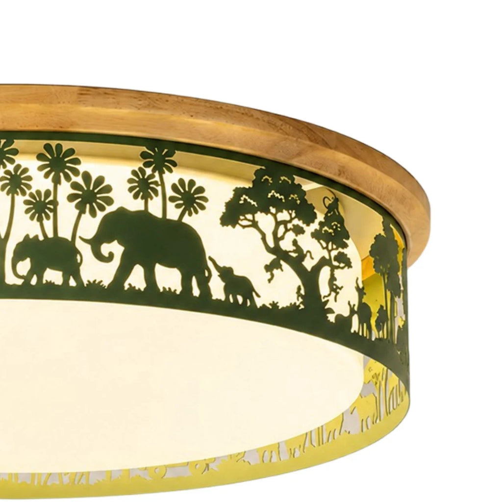 Lampada da soffitto LED a spettro completo con silhouette cava | Esilora