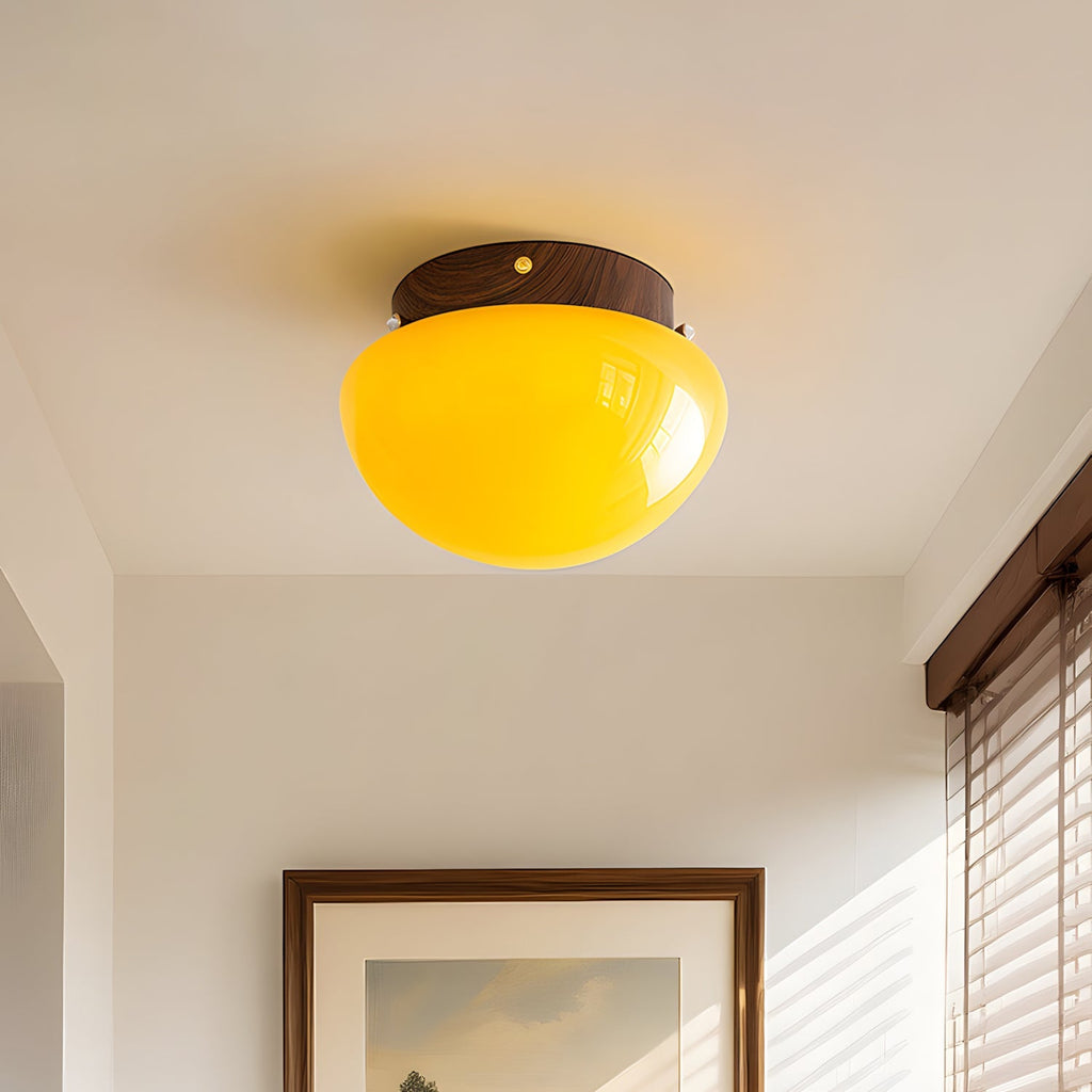 Honeyed Dome Ceiling Lamp | Esilora
