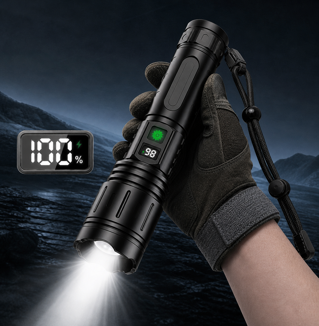 IPX5 Waterproof Aluminum LED Flashlight