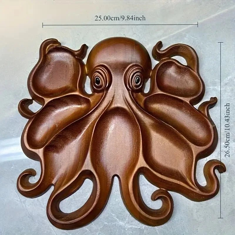 Vassoio per snack | Tagliere da portata in legno massello | Design animalier | NaturKueche - Esilora