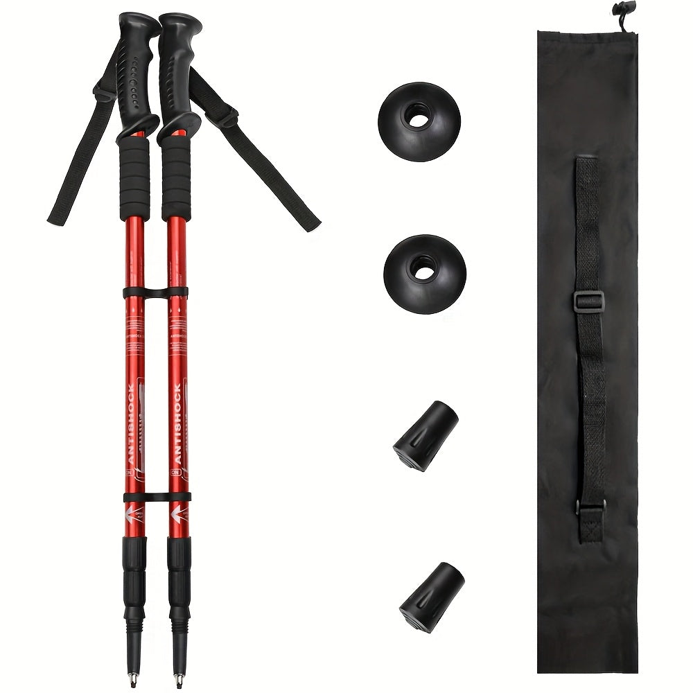 Adjustable Aluminum Trekking Poles Set