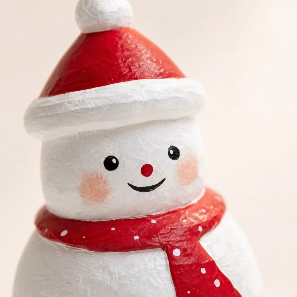 Handmade Wooden Christmas Character Ornaments for Shelf and Table Decor | Esilora