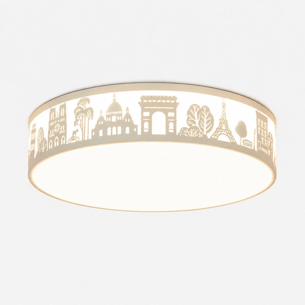 Lampada da soffitto LED a spettro completo con silhouette cava | Esilora