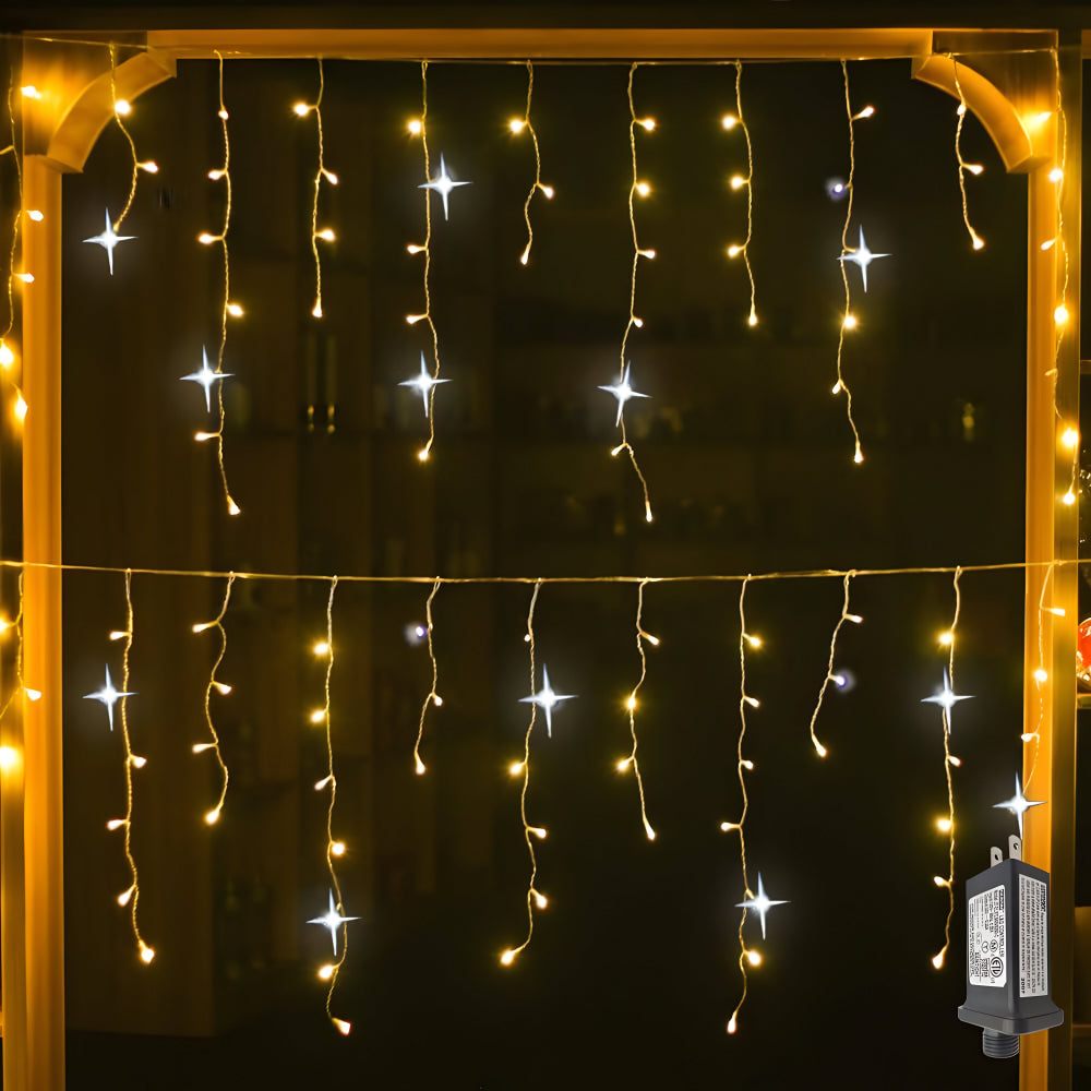 Waterdicht warmwit LED-lichtgordijn