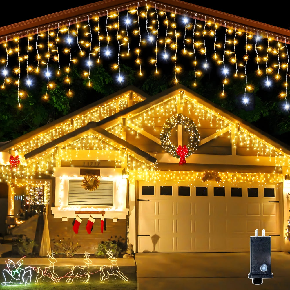 Waterdicht warmwit LED-lichtgordijn