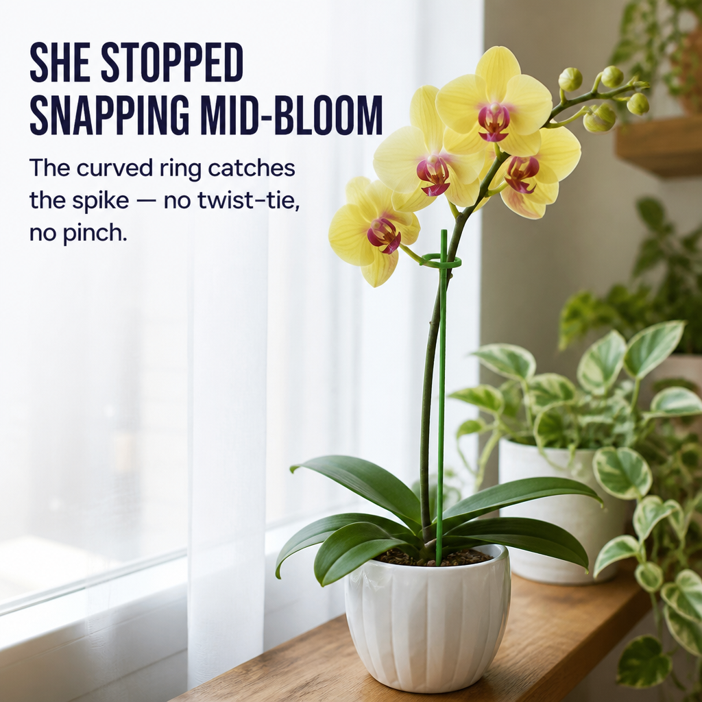 PrismBloom — Catch Your Orchid Spike Before It Snaps in Two - Esilora