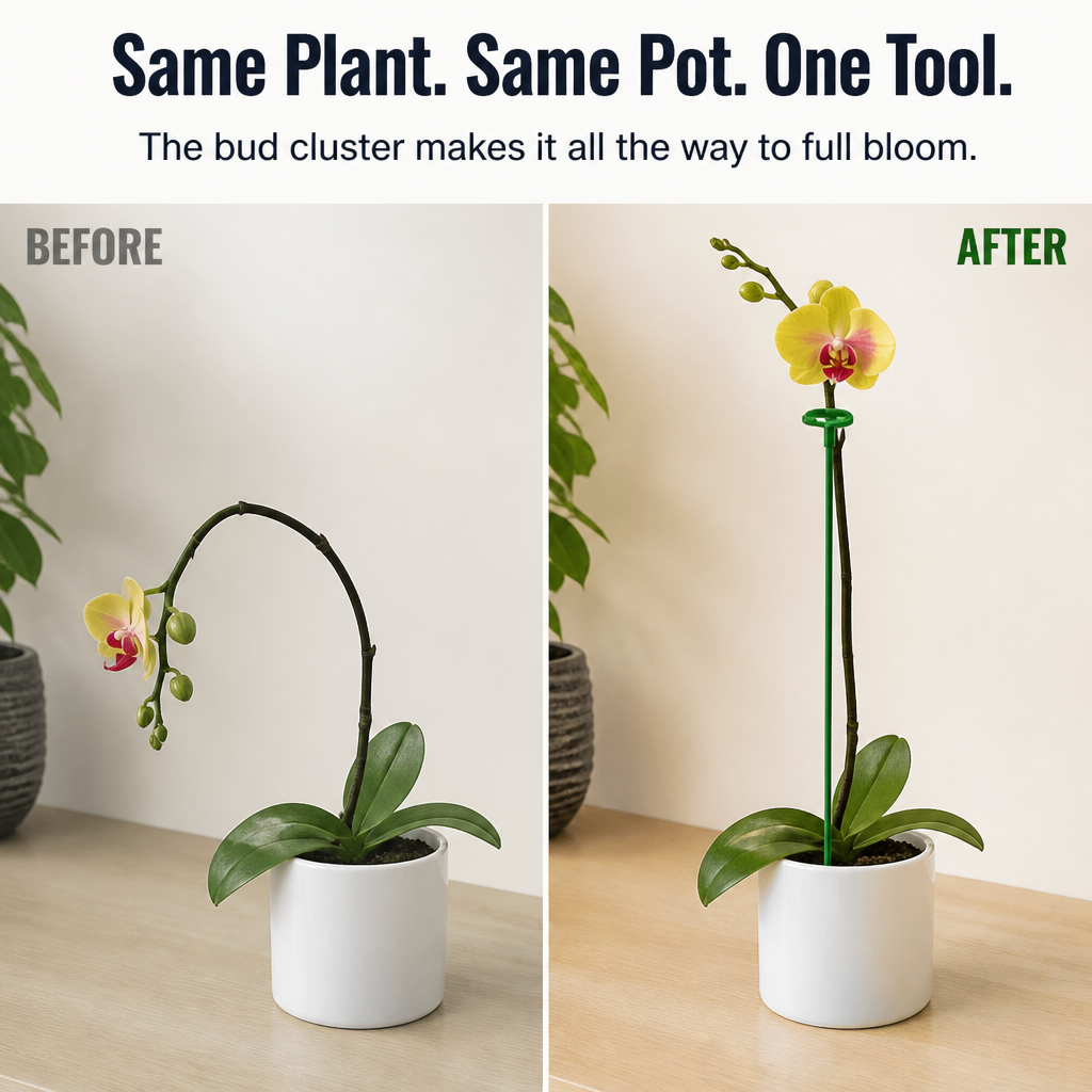 PrismBloom — Catch Your Orchid Spike Before It Snaps in Two - Esilora