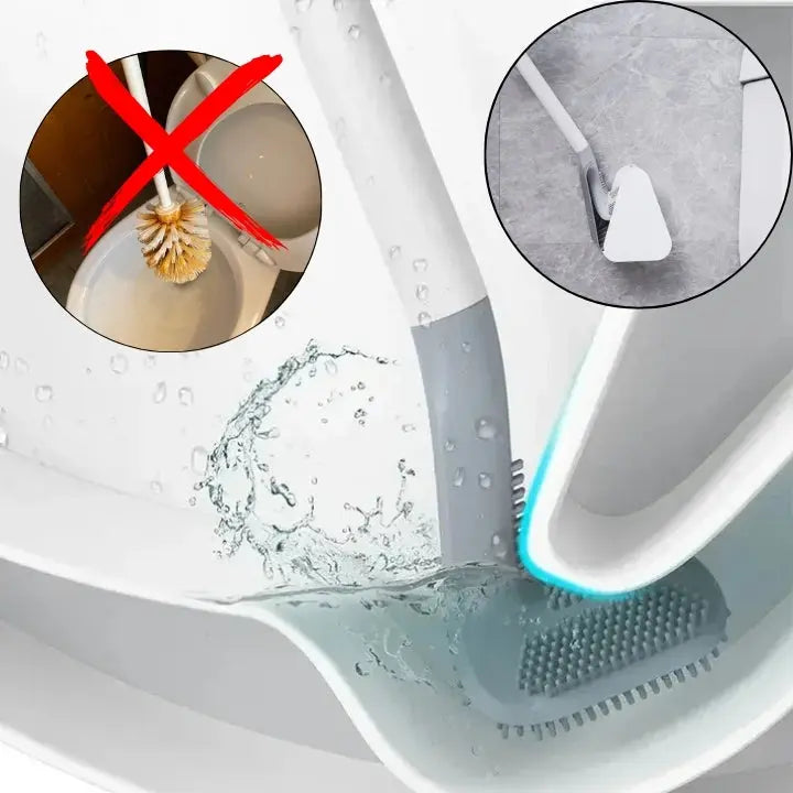 فرشاة مرحاض من السيليكون | صحية وذاتية التنظيف | مقاومة للروائح | HygieniCore - Esilora