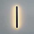 Lampada da parete da esterno ovale minimalista in metallo Edge IP65 impermeabile | Esilora