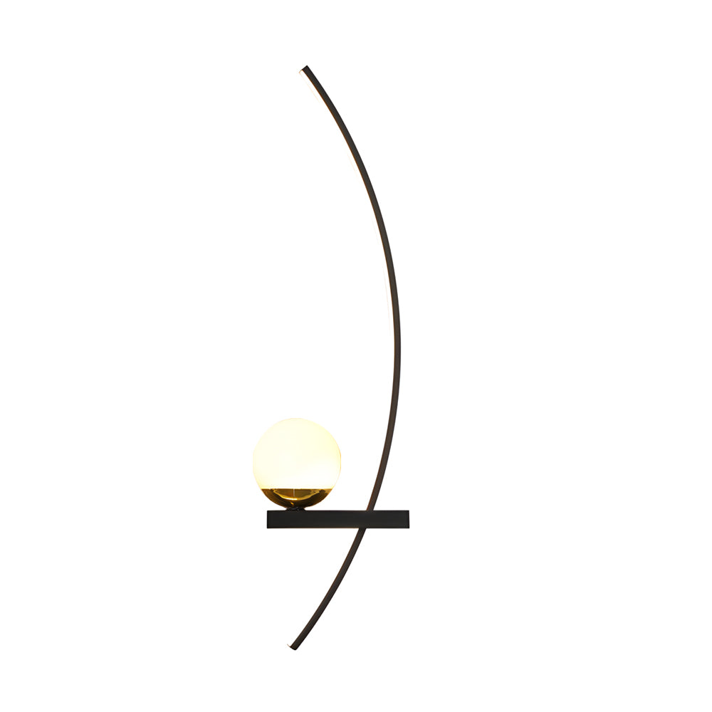 21'' Curved Strip 3 Step Dimming LED Wall Sconce M50 | Esilora