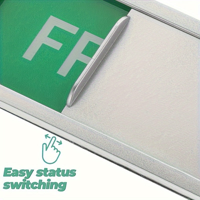 Schiebetürschild – Anzeige „Frei/Belegt“ – Esilora