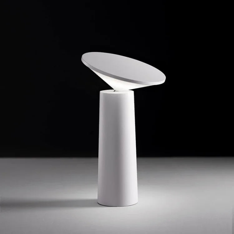 Modern Minimalist LED Table Lamp — Cordless Dimmable Design