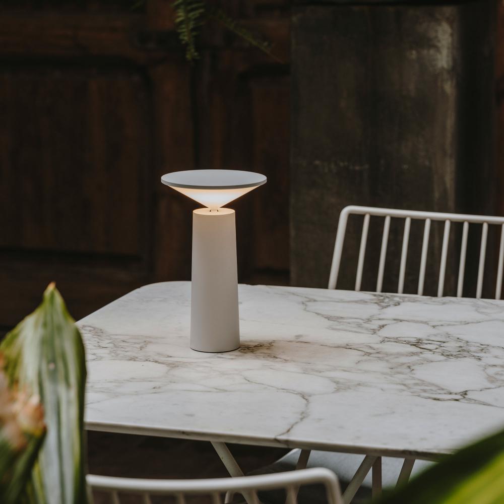 Modern Minimalist LED Table Lamp — Cordless Dimmable Design