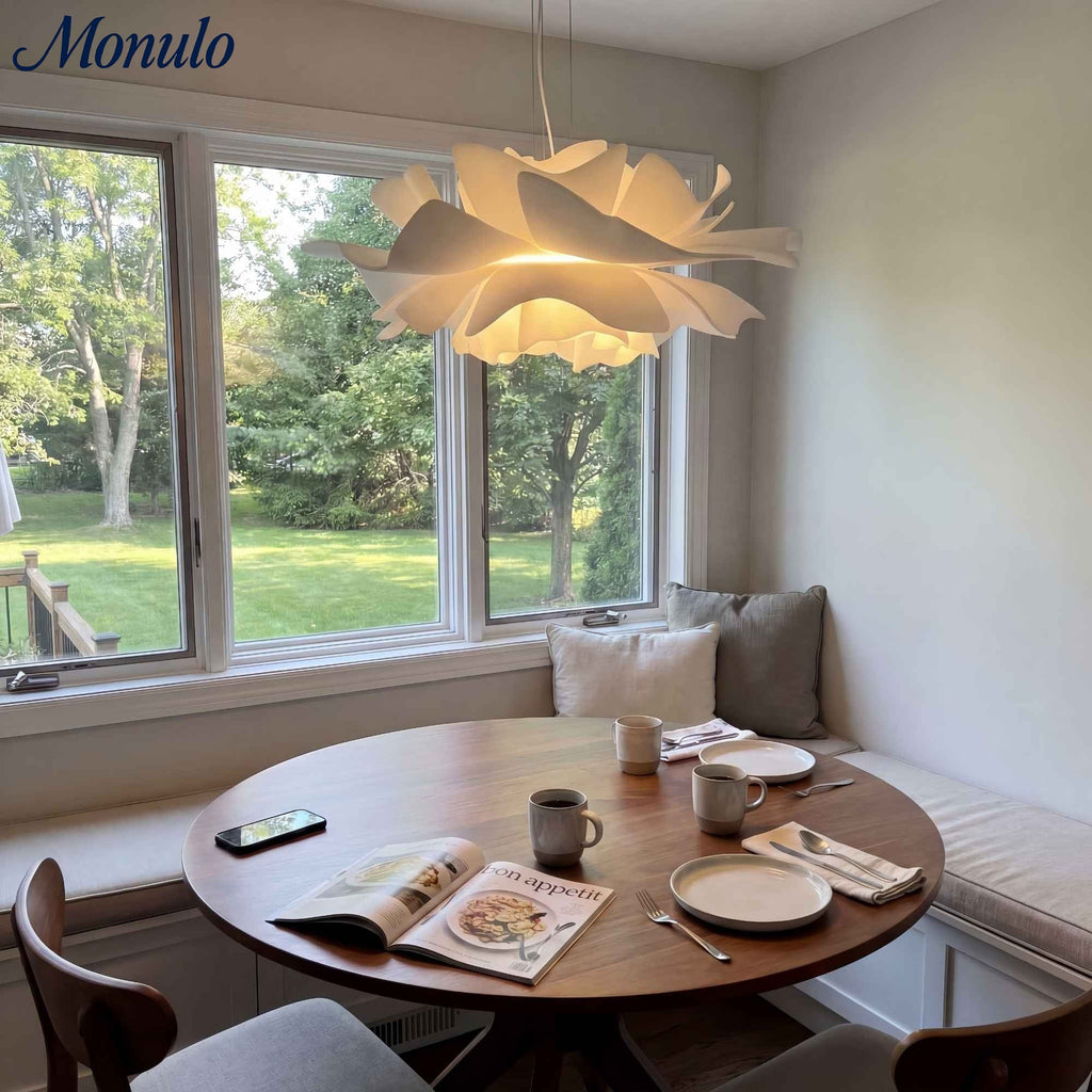 Flora Nordic Floral Sculptural Pendant Lamp - Artistic Decorative Lamp for Living Room | Esilora