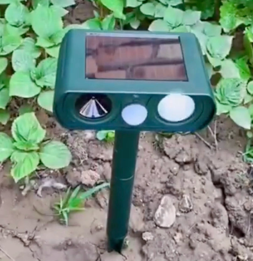 Solar Ultrasonic Animal Repeller – Protect Your Garden - Esilora